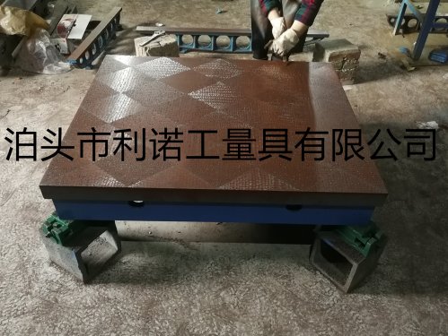 上海铸铁平板刮研/铸铁平台刮研